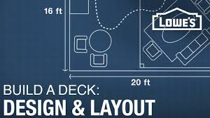 how to build a deck design and layout