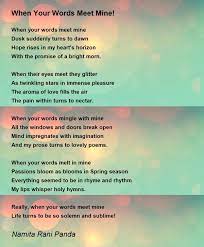 meet mine poem by namita rani panda