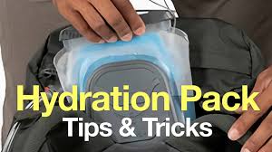 hydration pack water bladder tips