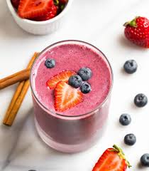 strawberry blueberry smoothie simple