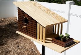 Mid Century Modern Birdhouse Plans