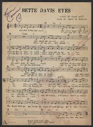Watch the video for bette davis eyes from kim carnes's mistaken identity for free, and see the artwork, lyrics and similar artists. Lot Detail Kim Carnes Signed Bette Davis Eyes Sheet Music