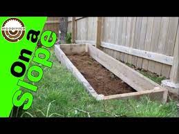 Raised Garden Bed On A Slope