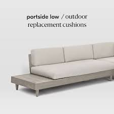 portside low outdoor replacement cushions