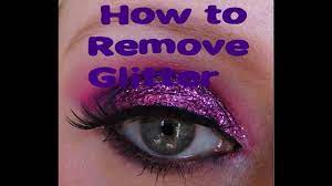 how to remove glitter without ruining