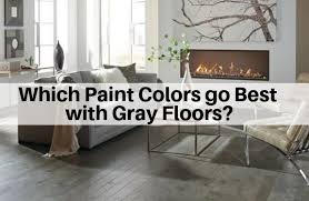 Paint yellow and gray wide stripes onto the wall, texturing the yellow and using glossy. Which Paint Colors Go Best With Gray Floors The Flooring Girl