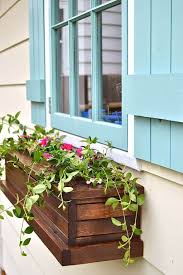I chose to create a simple box style to. 25 Window Box Planters To Welcome Spring Digsdigs