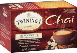 twinings french vanilla chai tea 20