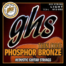 Ghs Tcb L Thin Core Phosphor Bronze Acoustic Light 12 52
