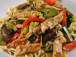 stir fried vegetables with en or