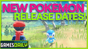New Pokemon Release Dates Revealed! - Kinda Funny Games Daily 05.26.21 -  YouTube
