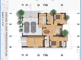 2d Floor Plan And Working Drawing For