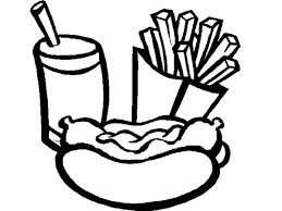 Hotdog coloring pages of food for kids. Eat Hot Dog And Fries With Soda Coloring Page Coloring Sky Dog Coloring Page Super Coloring Pages Coloring Pages Inspirational