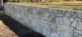 Completed Milsap Stone Wall Replaced