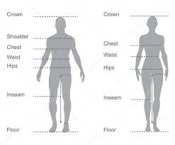 Body Measurements Diagram Size Chart Measurement Diagram