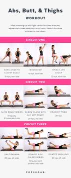 Workout For Abs Butt And Thighs Popsugar Fitness