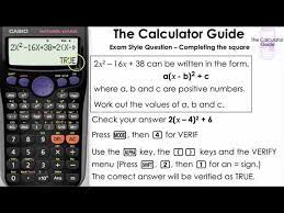 Using Calculator Casio Verify