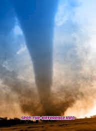 Tornádo je podstatě shluk větrů vířících kolem jádra, kde se vytváří částečné vzduchoprázdno. Rozdiel Medzi Hurikanom A Tornado