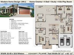 Modern House Floor Plans For 4