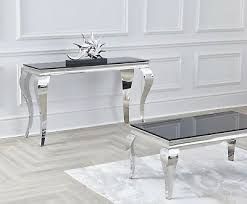 Louis Chrome Table Range Dining Console