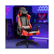lucklife red gaming chair racing office