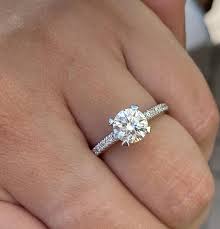 Fancy yellow radiant cut diamond platinum ring gia certified engagement 3 stone. 1 07 Carat J Color Vs1 Clarity Gia Certified Diamond Engagement Rin Assay