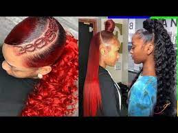 Jiji nigeria blog packing gel hairstyles: 2020 Packing Gel Ponytail Hairstyles Ankara Style For Ladies Hairstyles For Black Women Youtube