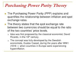 The purchasing power parity theory is. Ppt Parity Models And Foreign Exchange Rates Powerpoint Presentation Id 466600