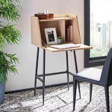 We rounded up our favorite modern secretary desks that are compact and functional enough for even the smallest of spaces. Xander Modern Secretary Desk English Elm