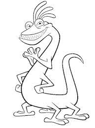 Come have fun coloring this scene from the movie monsters, inc.! Monsters Inc Coloring Page Monsters Inc Randall All Kids Network