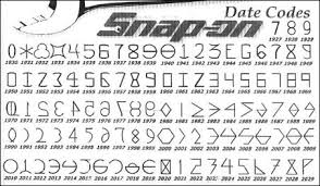 Rational Snap On Date Code Location Snap On Date Code Chart