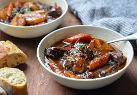 Beef Stew with Carrots & Potatoes gambar png
