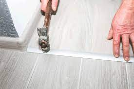 how to make tile flush with hardwood floor