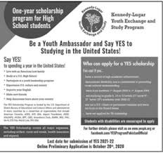 Fill pre matric & post matric applications from here. Yes Scholarship Program For High School Students Apply Online Latest Educativz