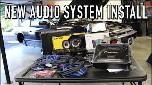 custom audio system in the 240sx