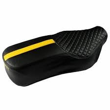 Black And Yellow Bike Seat Cover