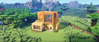 The reason modern and contemporary houses seem to lend themselves to minecraft probably stems from the fact that we build with square blocks, says andyisyoda, a professional youtuber and. Minecraft Wooden Cube Modern House Ideas And Design