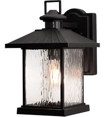 Light 12 Inch Black Outdoor Wall Sconce