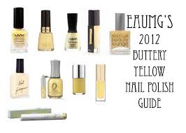 2012 Buttery Pastel Yellow Nail Color Guide Eaumg