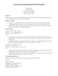 Resume Examples For Bookkeeper Bookkeeper Resume Examples Bookkeeper
