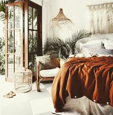 21 natural bohemian style bedroom on