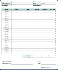 5 excel templates for time tracking
