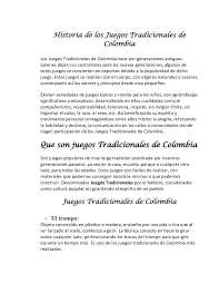 Origen del juego de la pelota. Calameo Historia De Los Juegos Tradicionales De Colombia