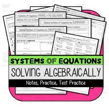 Of Equations Worksheets