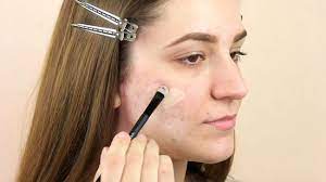 how to cover broken skin with makeup