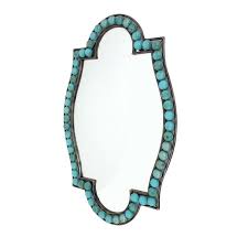 Teton Home Turquoise Wall Mirror