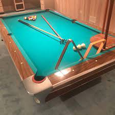8 ft fischer pool table with automatic