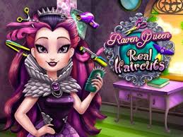 raven queen real haircuts game on g com