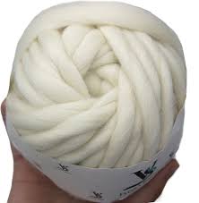 Enjoy getting to know some of these different. Amazon Com 0 5lb Merino Wool Super Chunky Yarn Big Roving Yarn For Loom Weaving Knitting Crocheting An Felting Blanket Yarn Cream Medium 20mm