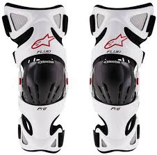 Alpinestars 2016 Fluid Pro Knee Brace Set Pair Alpinestars 2016 Fluid Pro Knee Brace Set Sold As A Pair Color White Size Xl 2xl